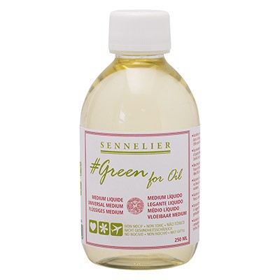 Medium uniwersalne Green For Oil, Sennelier 250 ml