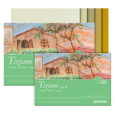 Blok do pasteli Tiziano nr 4, 32,5 x 45 cm, 15 ark.