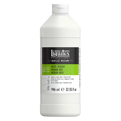Medium matowe do farb akrylowych, Liquitex 946 ml