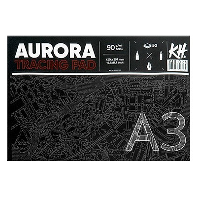 Kalka kreślarska Aurora A3 90g/m², 50 ark.