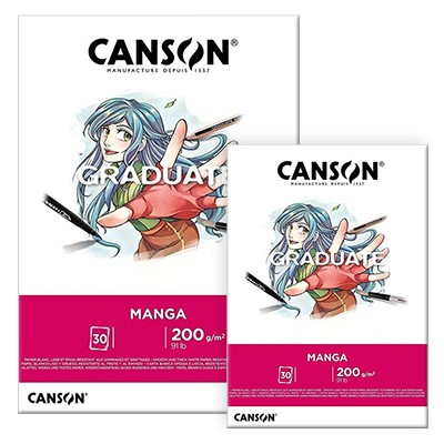Blok Graduate Manga A4, Canson, 30 ark., 200 g/m2