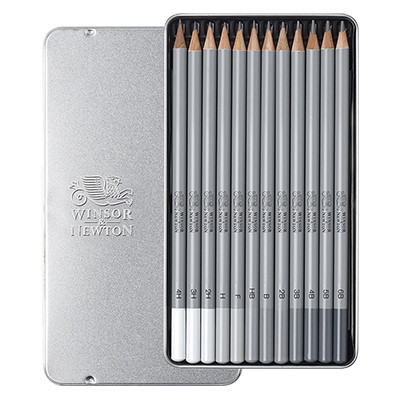 Ołówki rysunkowe Medium Winsor &amp; Newton, 12 szt.