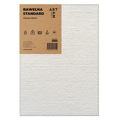 40 x 60 cm, podobrazie bawełniane Standard