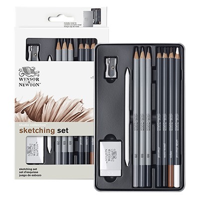 Zestaw szkicowy Winsor &amp; Newton, 10 elementów