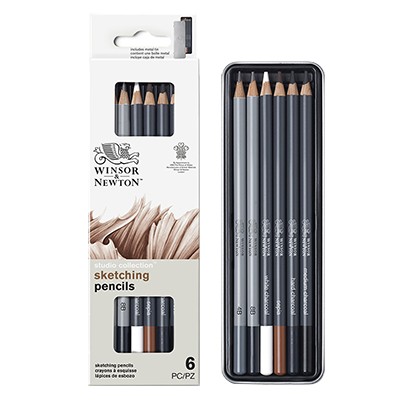 Zestaw szkicowy Winsor &amp; Newton, 6 elementów