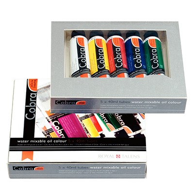 Farby olejne Cobra Artist, Talens, 5 x 40ml