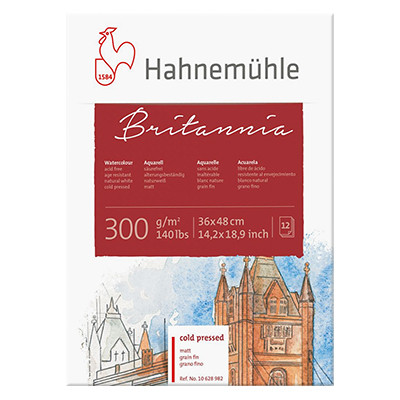 Blok akwarelowy Britannia Hahnemuhle CP 36 x 48 cm, 300 g/m2