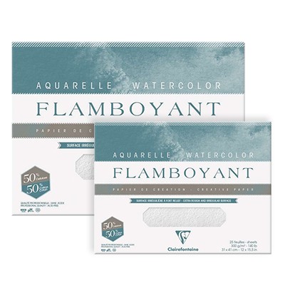Blok akwarelowy Flamboyant ER, 20 ark. 300 g, 24 x 32 cm