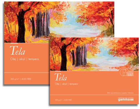 Papier do malarstwa Fabriano Tela, blok 12,5 x 18 cm, 10 ark