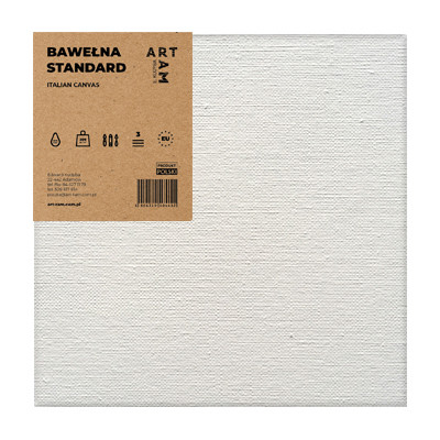 60 x 60 cm, podobrazie bawełniane Standard