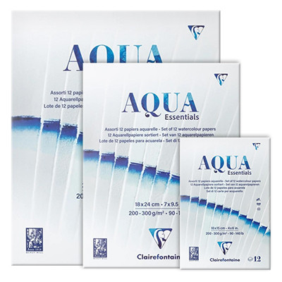 Blok akwarelowy Aqua Essentials Clairefontaine 10 x 15 cm