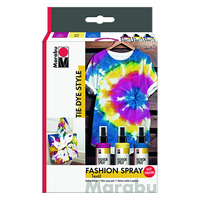 Farby do tkanin Tie Dye Style Marabu 3 x 100 ml