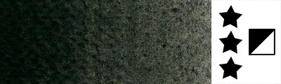 770 Carbon Black, akwarela w kostce Rosa Gallery