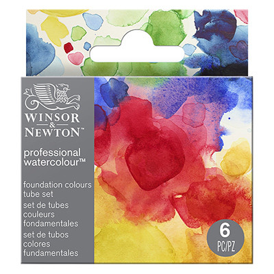 Foundation Colours, akwarele Professional W&amp;N, 6 x 5 ml
