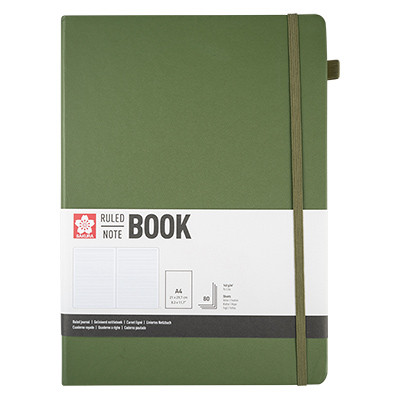 Szkicownik Ruled Book Sakura, 21 x 30 cm / Pine Needle