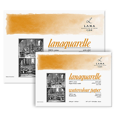 Blok do akwareli Lanaquarelle HP, 300g/m², 20 ark. 46 x 61 cm