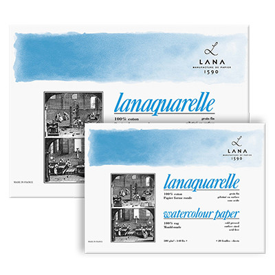 Blok do akwareli Lanaquarelle CP, 300g/m², 20 ark. 36 x 51 cm