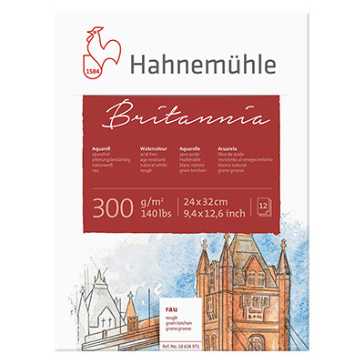 Blok akwarelowy Britannia Hahnemuhle R, 24 x 32 cm, 300 g/m2