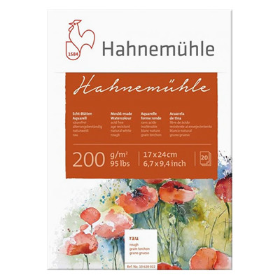 Blok akwarelowy Hahnemuhle Rough 17 x 24 cm, 200 g/m2