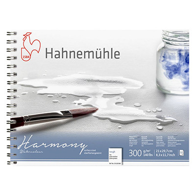 Blok akwarelowy na spirali Harmony Rough, Hahnemuhle A4