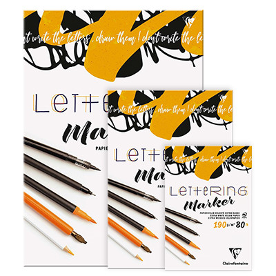 Blok Lettering Marker Clairefontaine 20 ark. A5