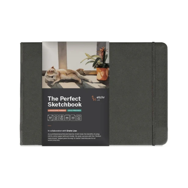Szkicownik The Perfect Sketchbook Etchr, 300 g/m, A4
