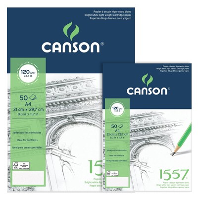 Szkicownik Canson 1557, 50 kartek A3, 120g