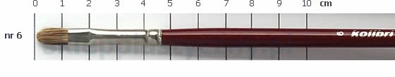 Pędzel serii 1755 nr 6