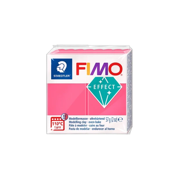 204 Czerwony - transparentny, Fimo effect 56g