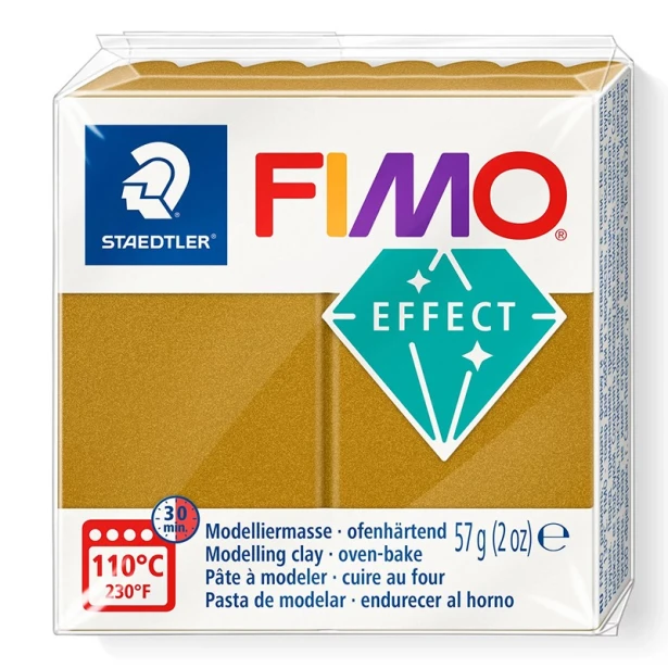 11 Metaliczny - złoty, Fimo effect 56g