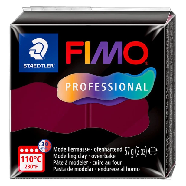 23 Bordeaux, FIMO Professional, modelina termoutwardzalna, 57 g