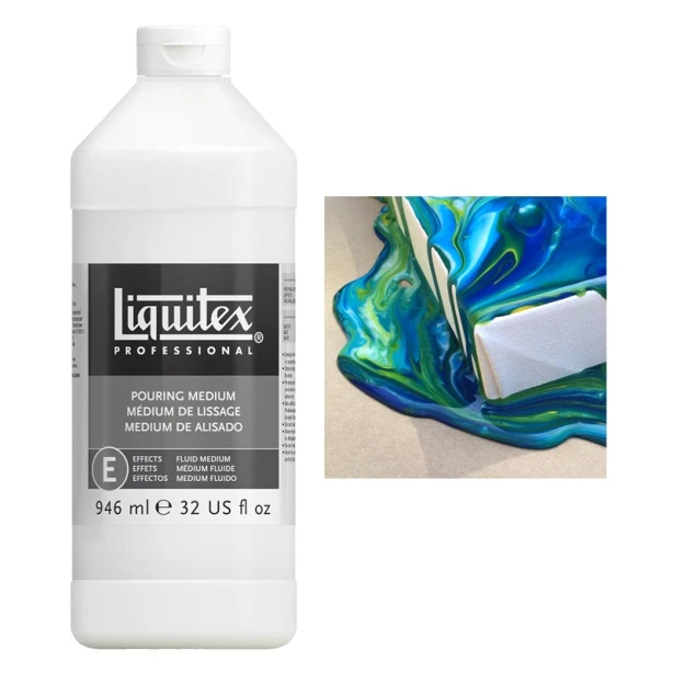 Pouring medium gloss, Liquitex 946 ml