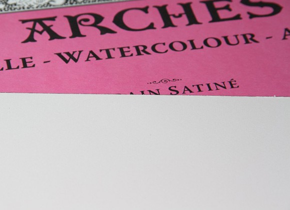 Papier Arches HP, Natur White, 300g 56x76cm, 10 ark.