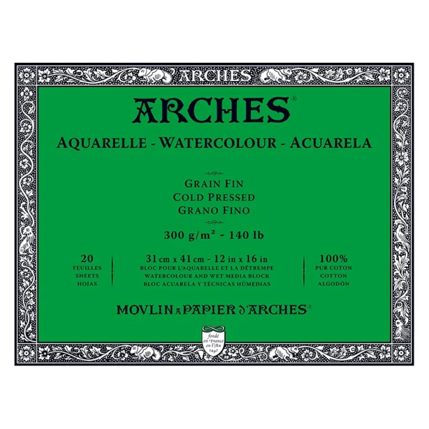 Blok Arches CP 300g 20ark. 31 x 41 cm