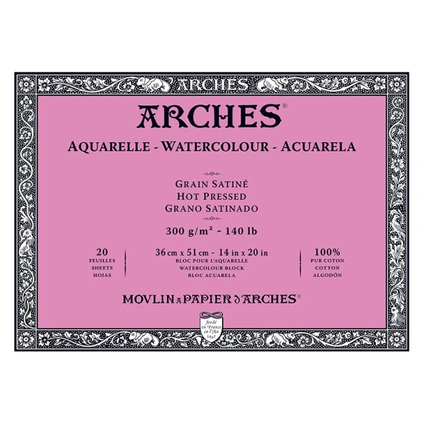 Blok Arches HP 300g 20ark. 36 x 51 cm