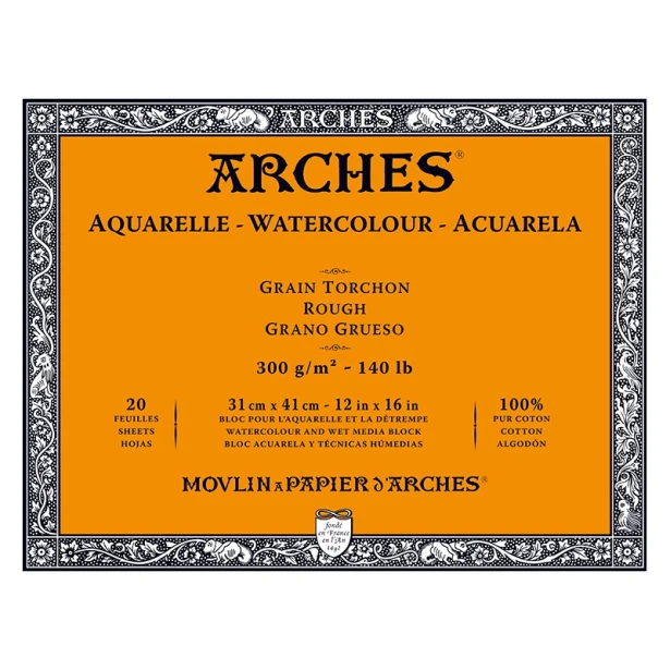 Blok Arches RGH 300g 20ark. 31 x 41 cm