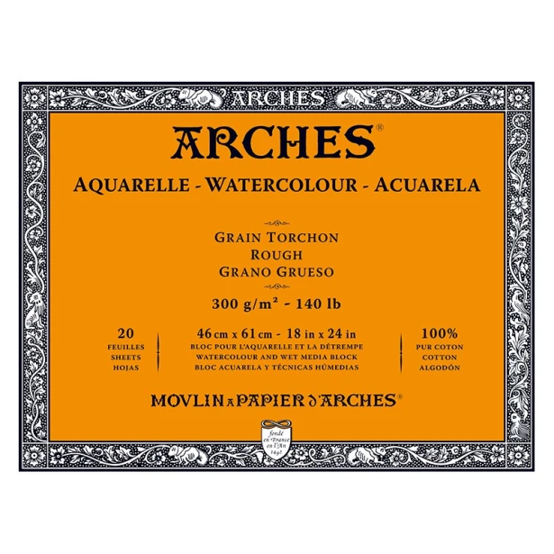 Blok Arches RGH 300g 20ark. 46 x 61 cm
