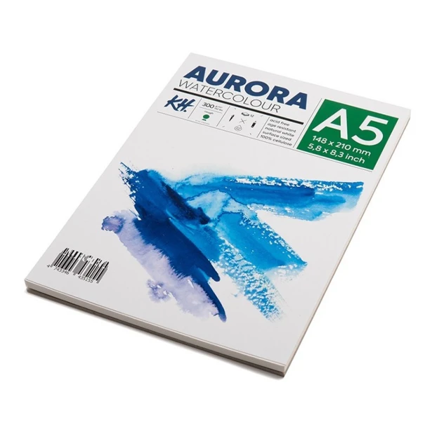 Blok do akwareli Aurora RGH, A5, 300 g, 12 ark.