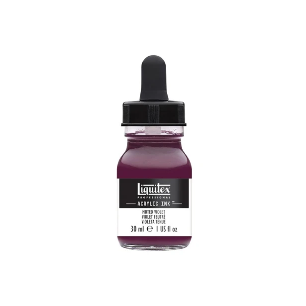 502 Muted violet, tusz akrylowy Liquitex 30ml