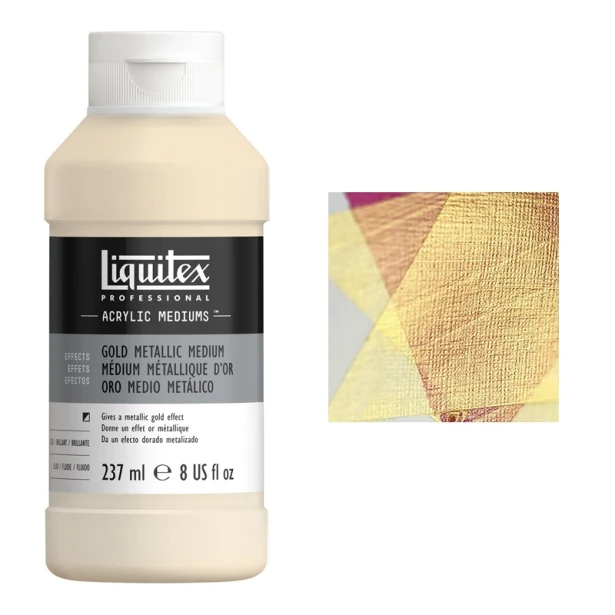 Gold Metallic Medium, Liquitex 237 ml