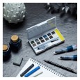 Tinted Charcoal Paint Pan Set, Derwent, 12 kol.