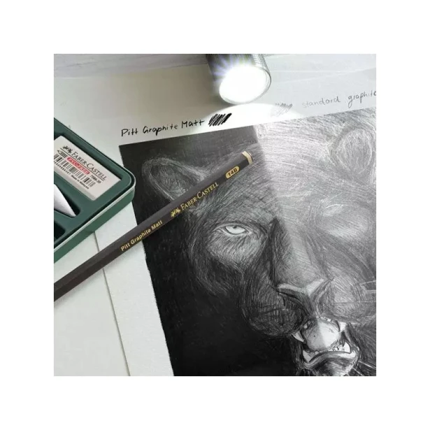 Ołówki grafitowe Pitt Graphite Matt, Faber-Castell, 6 szt.