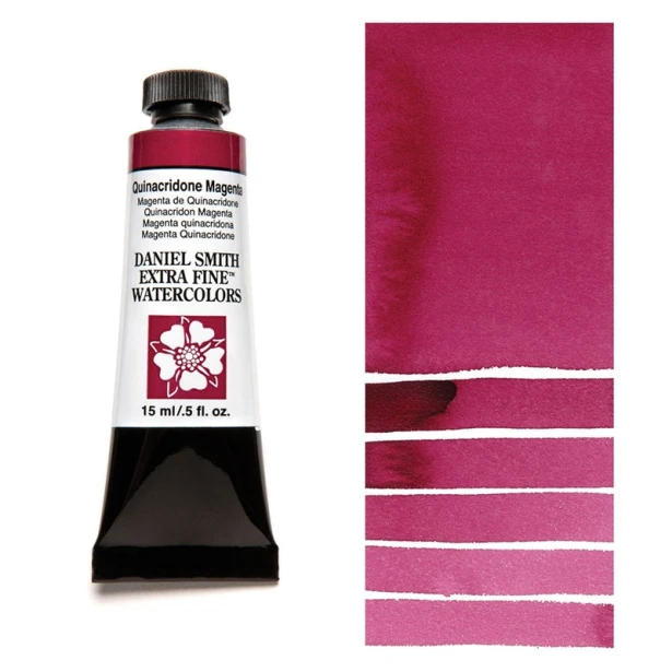 090 Quinacridone Magenta, akwarela Daniel Smith 15 ml