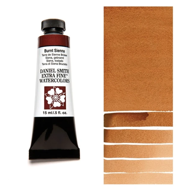 010 Burnt Sienna, akwarela Daniel Smith 15 ml