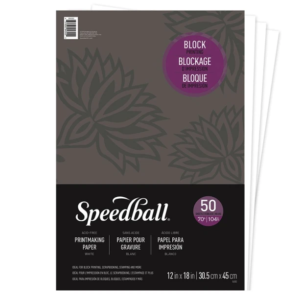 Papier do grafiki Speedball, 30.5 x 45 cm, 50 ark.