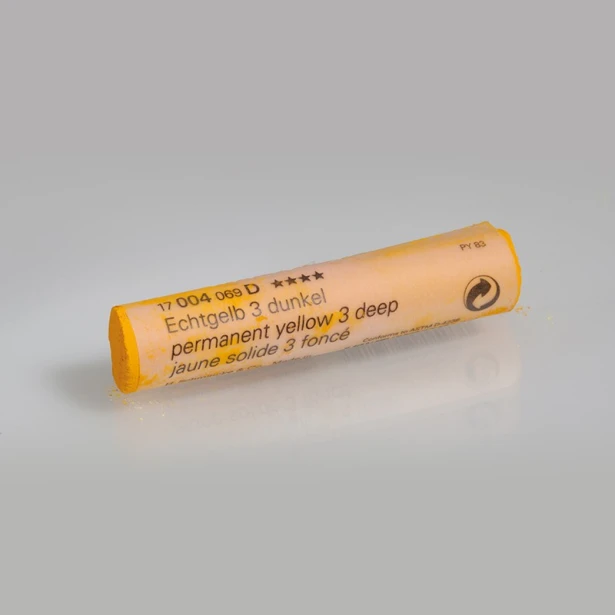 004D Permanent Yellow 3 Deep, pastel sucha Schmincke