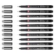 Pisaki Pigma Micron Black Edition Sakura, 10 sztuk