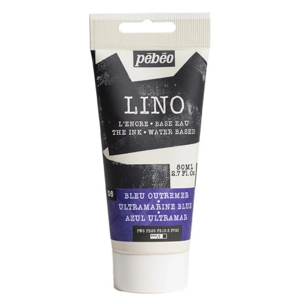 06 Ultramarine Blue, farba do linorytu LINO Pebeo 80 ml