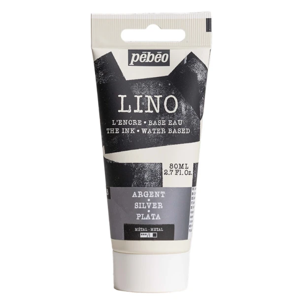 18 Silver, farba do linorytu LINO Pebeo 80 ml