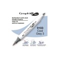 9103 Cool Grey 3, dwustronny pisak akrylowy Graph'it Go!